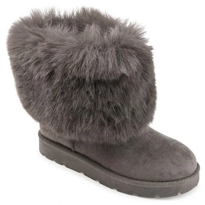 Journee Collection Womens Shanay Round Toe Pull On Winter Boots 10 Journee Collection Womens Shanay Round Toe Pull On Winter Boots - Image 10
