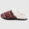 Isotoner Women's Sweater Knit Amanda Hoodback Slippers