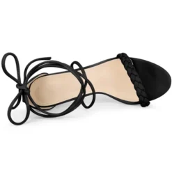 Allegra K Women's Woven Braided Heel Lace Up Clear Block Heel Sandals 10 Allegra K Women's Woven Braided Heel Lace Up Clear Block Heel Sandals -Minnetonka Shoes Shop GUEST 924274cc 456c 4d48 8a65 46006f182836