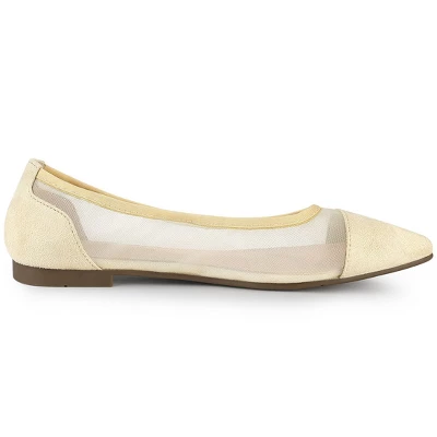 Allegra K Women's Pointed Toe Slip On Mesh Flats 6 Allegra K Women's Pointed Toe Slip On Mesh Flats - Image 6