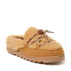 Dearfoams Women's Giselle Lace Up Teddy Clog Slipper -Minnetonka Shoes Shop GUEST 9589f991 3df5 4762 a601 84fbe799a7a0