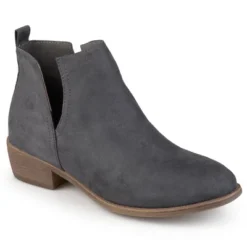 Journee Collection Womens Rimi Pull On Stacked Heel Booties -Minnetonka Shoes Shop GUEST 9dc2d5f1 d16f 4f91 9a2b b80a722f5683