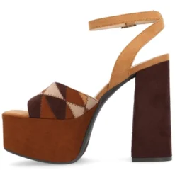 Journee Collection Womens Asherby Tru Comfort Foam High Heel Platform Sandals