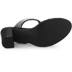 Allegra K Women's Clear Strap Rhinestones Heel Chunky Heels Slide Sandals 10 Allegra K Women's Clear Strap Rhinestones Heel Chunky Heels Slide Sandals -Minnetonka Shoes Shop GUEST 9f655cf5 f84c 4763 90ad 34c0f6024402