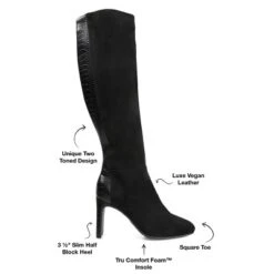 Journee Collection Womens Elisabeth Tru Comfort Foam Extra Wide Calf Block Heel Knee High Boots 18 Journee Collection Womens Elisabeth Tru Comfort Foam Extra Wide Calf Block Heel Knee High Boots -Minnetonka Shoes Shop GUEST a143b196 3cab 4649 9435 073ed5a4531f