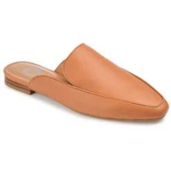 Journee Collection Womens Akza Slip On Square Toe Mules Flats -Minnetonka Shoes Shop GUEST a3aae784 94c1 4c47 a33b 611ecf03a9f8