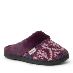 Dearfoams Women's Allison Chenille Fairisle Scuff Slipper -Minnetonka Shoes Shop GUEST a442595c cfa7 4ca3 ae1e d58c4d0dec89