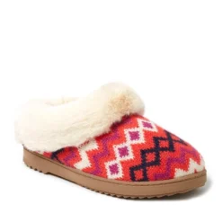 Dearfoams Women's Hannah Festive Knit Clog Slipper -Minnetonka Shoes Shop GUEST a6305faf 71ff 423f 8c96 1bbd4a608791
