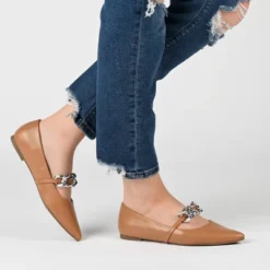 Journee Collection Womens Metinaa Ballet Pointed Toe Slip On Flats -Minnetonka Shoes Shop GUEST a64a6032 f6e6 4405 bdc7 44d6bbf3d3ed