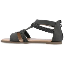 Journee Collection Womens Florence Tru Comfort Foam Gladiator Flat Sandals