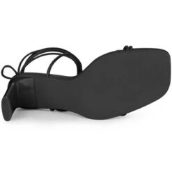 Allegra K Women's Lace Up Strappy Block High Heel Sandals -Minnetonka Shoes Shop GUEST aa98584c 8b7f 4806 abf7 4a9f017a4f21