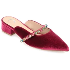 Journee Collection Womens Jewel Mules Pointed Toe Slip On Flats -Minnetonka Shoes Shop GUEST ab171966 9990 4eea a21d 363900ef0690