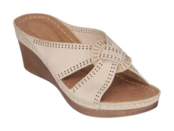GC Shoes Giselle Perforated Comfort Slide Wedge Sandals 13 GC Shoes Giselle Perforated Comfort Slide Wedge Sandals -Minnetonka Shoes Shop GUEST abb008ea c4d7 4f07 bdff 138bf815b7e9