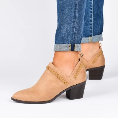 Journee Collection Womens Sophie Pull On Stacked Heel Booties 8 Journee Collection Womens Sophie Pull On Stacked Heel Booties - Image 8