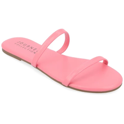 Journee Collection Womens Adyrae Tru Comfort Foam Slide Flat Sandals 13 Journee Collection Womens Adyrae Tru Comfort Foam Slide Flat Sandals - Image 13