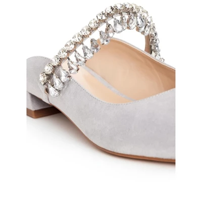 Women's Wide Fit Strappy Point Mule - Gray | EVANS 6 Women's Wide Fit Strappy Point Mule - Gray | EVANS - Image 6