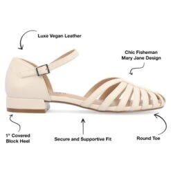 Journee Collection Womens Joannah Mary Jane Block Heel Round Toe Flats -Minnetonka Shoes Shop GUEST b28ad91e 7af4 4dce a049 5b50d3bf191b