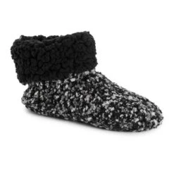 MUK LUKS Women's Popcorn Cuff Bootie Slippers -Minnetonka Shoes Shop GUEST b2f7304f ce05 49b4 8302 aecb7cd65ac2