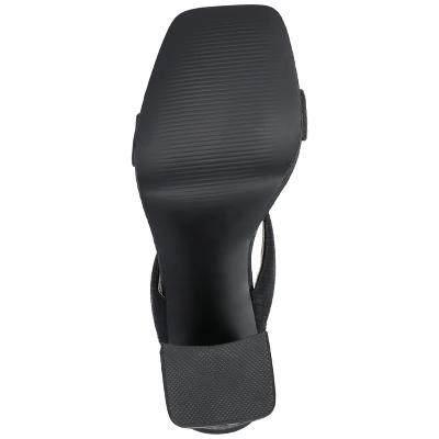 Journee Collection Womens Jaell Multi Strap Covered Block Heel Platform Sandals 4 Journee Collection Womens Jaell Multi Strap Covered Block Heel Platform Sandals - Image 4