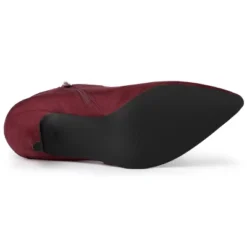 Allegra K Women's Pointed Toe Side Zip Stiletto Heel Ankle Booties -Minnetonka Shoes Shop GUEST b66490d3 0470 4904 8884 6965db946f13