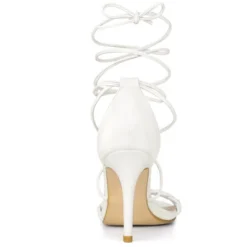 Allegra K Women's Stiletto High Heels Lace Up Strappy Heel Sandals -Minnetonka Shoes Shop GUEST b6b432e6 a7b9 473c 90ff a34081ce8be4