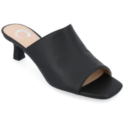 Journee Collection Womens Mercerr Slip On Open Toe Kitten Heel Pump -Minnetonka Shoes Shop GUEST b718d1d4 c35d 4372 af16 47c712a43525