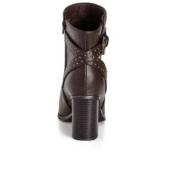 Women's WIDE FIT Orly Ankle Boot - Choc Brown | CITY CHIC