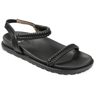 Journee Collection Womens Josee Multi Strap Flat Sandals 9 Journee Collection Womens Josee Multi Strap Flat Sandals - Image 9