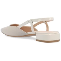 Journee Collection Womens Paislee Sling Back Block Heel Square Toe Flats -Minnetonka Shoes Shop GUEST b7bdcf0a 9d98 4387 beed fb99a005b051