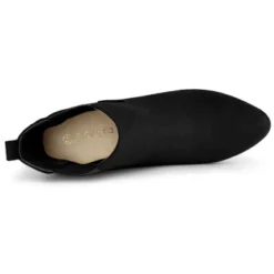 Allegra K Women's Round Toe Chunky High Heels Ankle Chelsea Boots -Minnetonka Shoes Shop GUEST b88f35aa 2952 400d b816 ae8193f25b21