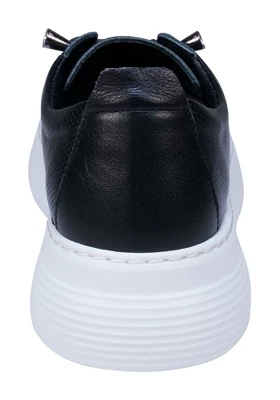 Cools 21 Graze Hidden Lace Perforated Memory Foam Platform Leather Sneakers 2 Cools 21 Graze Hidden Lace Perforated Memory Foam Platform Leather Sneakers - Image 2