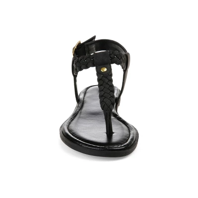 Journee Collection Womens Genevive Tru Comfort Foam Ankle Strap Flat Sandals 5 Journee Collection Womens Genevive Tru Comfort Foam Ankle Strap Flat Sandals - Image 5