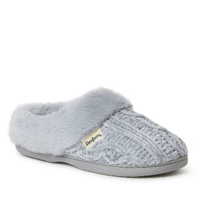 Dearfoams Womens Claire Cable Knit Chenille Clog Slipper 8 Dearfoams Womens Claire Cable Knit Chenille Clog Slipper - Image 8