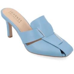 Journee Collection Womens Tristin Slip On Stiletto Square Toe Mule Pumps -Minnetonka Shoes Shop GUEST c12f1434 98cc 4117 82f1 072369531f63