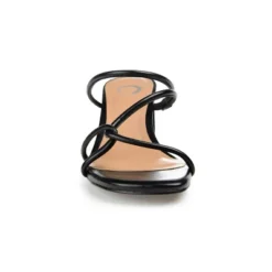 Journee Collection Womens Rianne Open Square Toe Half Block Heel Sandals -Minnetonka Shoes Shop GUEST c35c9c9a 8976 41b0 910d 4947e97b17e3