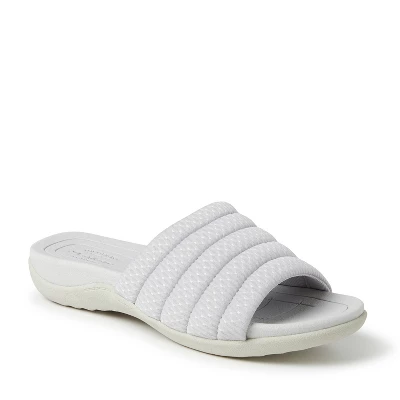 Dearfoams Womens Low Foam Slide Sandal 6 Dearfoams Womens Low Foam Slide Sandal - Image 6