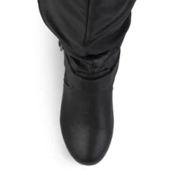 Journee Collection Womens Tiffany Wide Calf Hidden Wedge Mid Calf Boots -Minnetonka Shoes Shop GUEST c691a70f 6aa4 427b 9c54 0166be1d0241