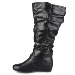 Journee Collection Womens Tiffany Wide Calf Hidden Wedge Mid Calf Boots