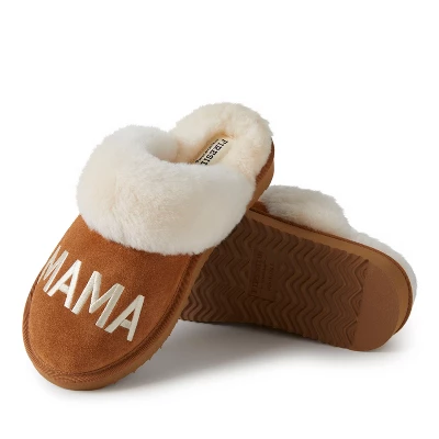 Fireside By Dearfoams Women's Mama Bear Genuine Shearling Scuff Slippers 2 Fireside By Dearfoams Women's Mama Bear Genuine Shearling Scuff Slippers - Image 2