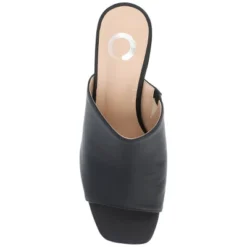 Journee Collection Womens Mercerr Slip On Open Toe Kitten Heel Pump -Minnetonka Shoes Shop GUEST cb9beff2 eccb 495d b5af 64b614e35e9c