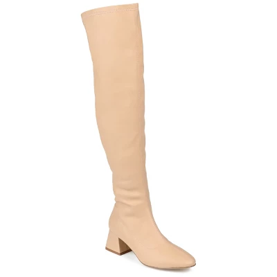 Journee Collection Womens Melika Tru Comfort Foam Extra Wide Calf Block Heel Over The Knee Boots 10 Journee Collection Womens Melika Tru Comfort Foam Extra Wide Calf Block Heel Over The Knee Boots - Image 10