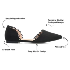 Journee Collection Womens Jezlin Slip On Almond Toe Ballet Flats -Minnetonka Shoes Shop GUEST cdb9fc63 909f 4789 ba4a 5051458f9ee7