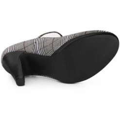 Allegra K Women's Houndstooth Platform Stiletto Heels Pumps -Minnetonka Shoes Shop GUEST cdd3b3f7 c87a 49a6 a292 6fde7bc62b33