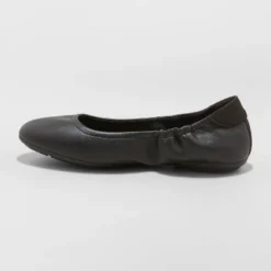 Women's Meredith Ballet Flats - A New Day™ Black