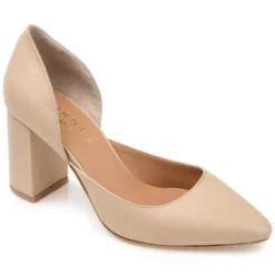 Journee Signature Womens Genuine Leather Jillian D'Orsay High Block Heel Almond Toe Pumps 21 Journee Signature Womens Genuine Leather Jillian D'Orsay High Block Heel Almond Toe Pumps -Minnetonka Shoes Shop GUEST d38ea057 44e9 44cd b625 fa3f73e5f99f