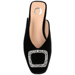 Journee Collection Womens Sonnia Mules Square Toe Slip On Flats -Minnetonka Shoes Shop GUEST d4a30700 2620 4787 b667 2fd6c90c1cf7