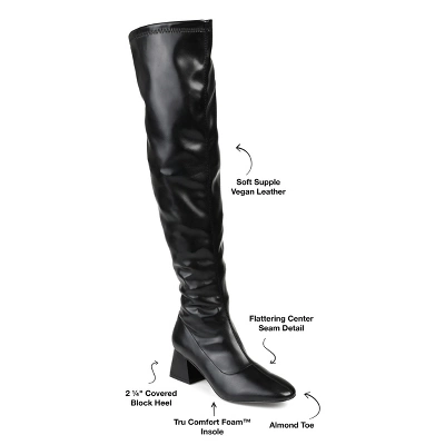 Journee Collection Womens Melika Tru Comfort Foam Extra Wide Calf Block Heel Over The Knee Boots 7 Journee Collection Womens Melika Tru Comfort Foam Extra Wide Calf Block Heel Over The Knee Boots - Image 7