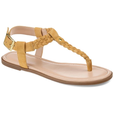 Journee Collection Womens Genevive Tru Comfort Foam Ankle Strap Flat Sandals 12 Journee Collection Womens Genevive Tru Comfort Foam Ankle Strap Flat Sandals - Image 12