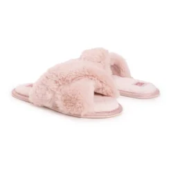 MUK LUKS Women's Perley Criss Cross Slipper -Minnetonka Shoes Shop GUEST d5ae0e4c f64f 4eb2 9b86 cc1e23a587fb