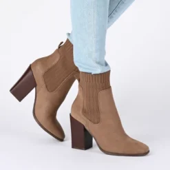 Journee Collection Womens Adalia Tru Comfort Foam Pull On Stacked Heel Booties -Minnetonka Shoes Shop GUEST d6c56e6e 3364 435c b74e 837d9959ea74